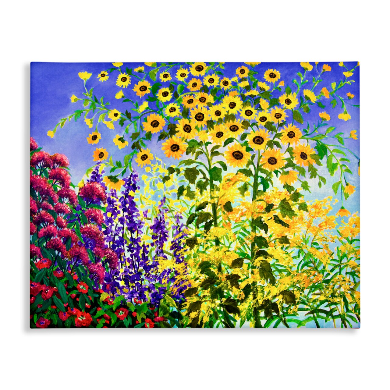 Stupell Industries Looming Sunflowers Spring Garden Canvas, design by Lee Ann Zirbes